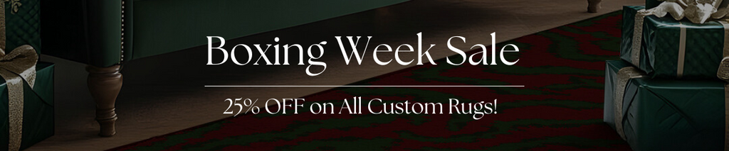 Boxing Week Sale on All Custom Rugs Daloun.com